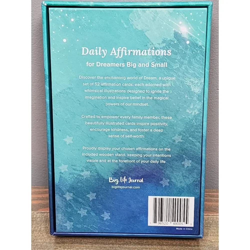 Dream Affirmation Cards 52 Illustrated Positive Message for Whole Family